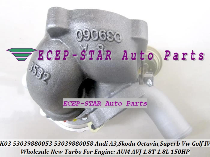 K03-053 058 K03 53039880053 53039880058 Turbocharger For Audi A3 SKODA Octavia Superb VW Volkswagen Golf IV 1.8T AUM AVJ 1.8L 150HP (3)