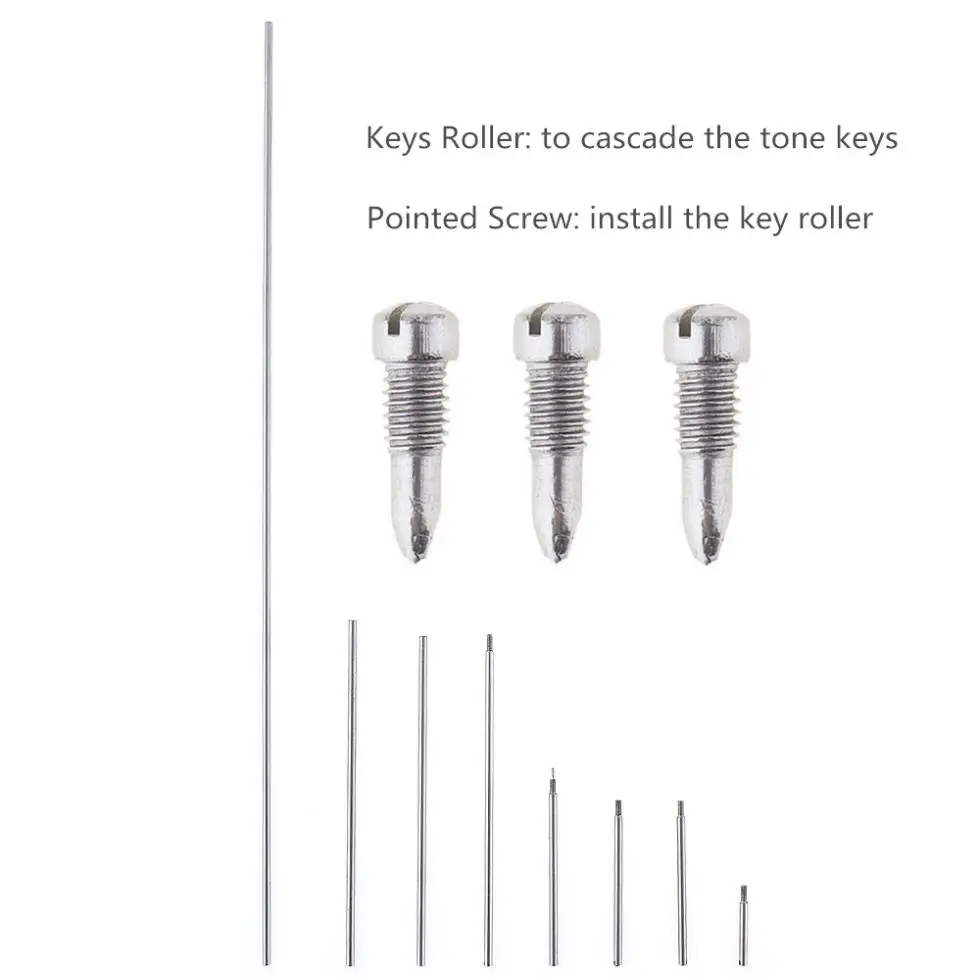 83 шт. набор запчастей для ремонта флейты полный набор инструментов флейта звуковое отверстие коврик роликовые винты Reed Wind инструмент Ремонтный комплект