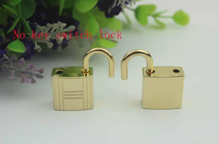 

10pcs/lot Luggage hardware accessor No key switch lock Hand zip lock Bags padlock Cabinet/ drawer/box