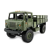 New WPL B-24 4WD Military RC Truck 1:16 2.4G DIY Mini Off-road RC Military Truck Four-wheel Drive 10km/h Maximum Speed