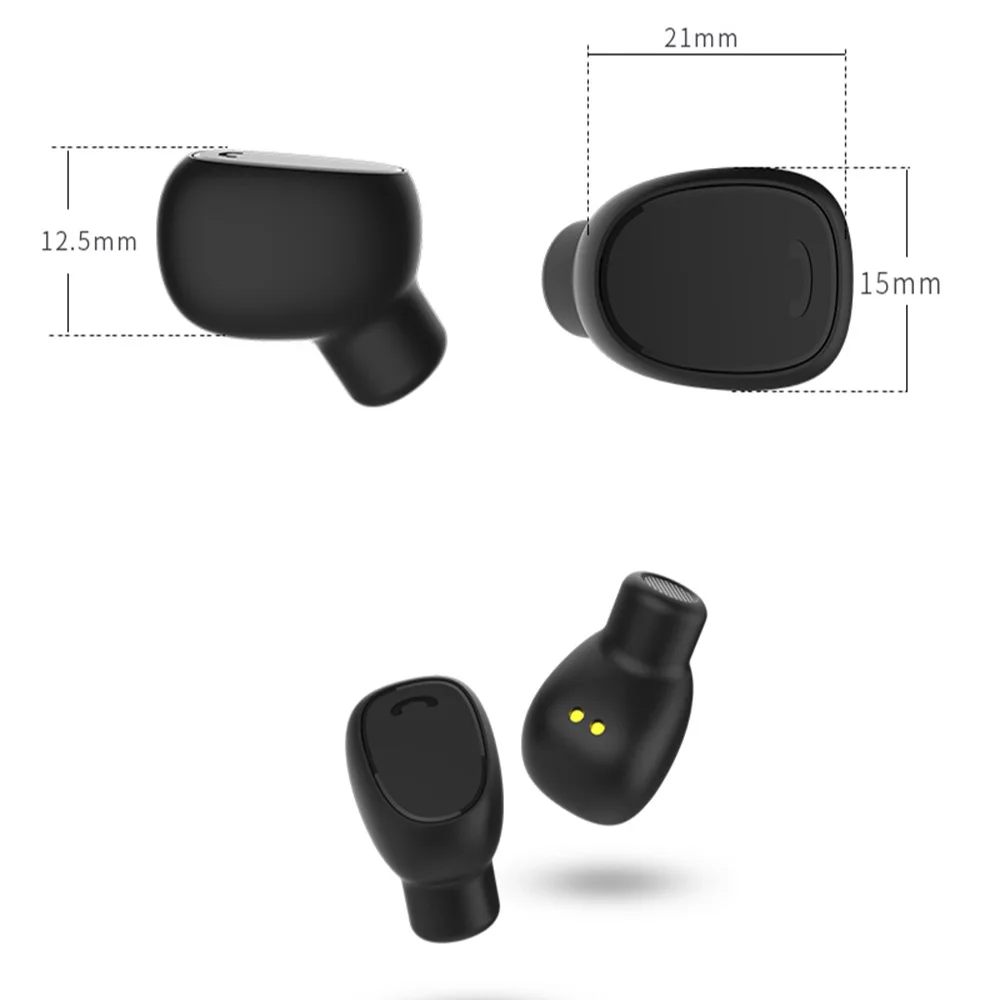 Wireless Earphone X1 Tws 5.0 Bluetooth Casque Sans Fil Stereo Earbuds Bluetooth Earphones  Handsfree Earpiece Wireless Headset  (3) - 