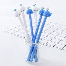 Креативный мультфильм вода спрей КИТ гель черные чернила для ручки Ручка Kawaii животное ручка для подписи для студента школьные принадлежности papelaria