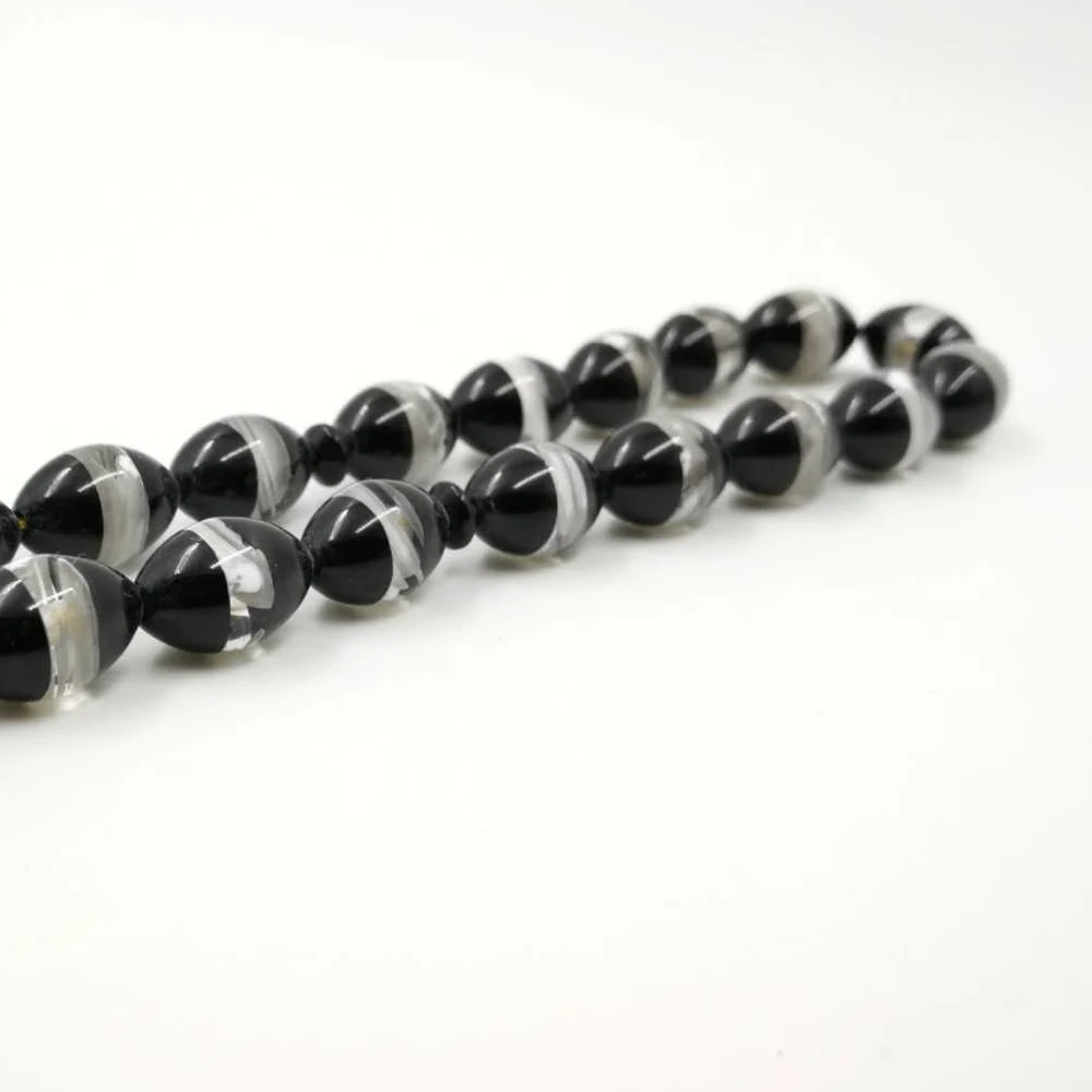 Смола Tasbih Турецкий Дизайн черный и белый 33 бусины Подарок для Рамадана tesbih