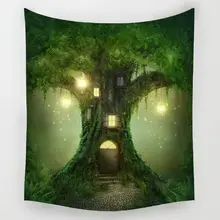 

Fairy Forest Tapestry Bohemian Wall Hanging Tapestry Forest Starry Night Tapestry for Home Wall Decorations Tapestries