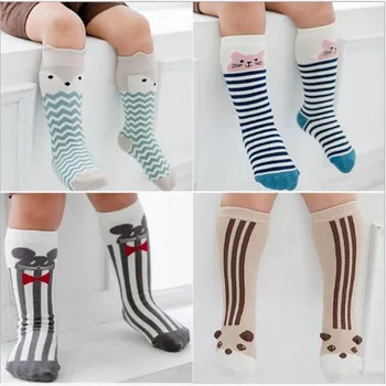 

New Baby Cotton Socks Cartoon Knee Socks Kids Boys Girls Warm Socks