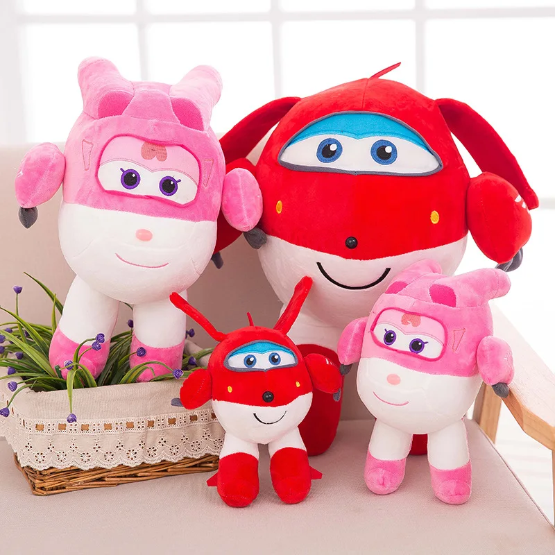 30cm 20cm Mini Super Wings Planes Airplane Stuffed Aniamls Plush Toys