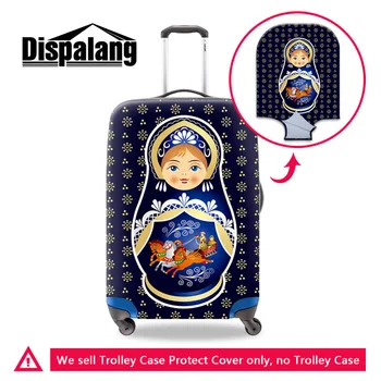 

Matryoshka Elastic Luggage Protective Cover For 18-30 inch Trolley Suitcase Protect Dust Cover Russian doll Travel Accessories