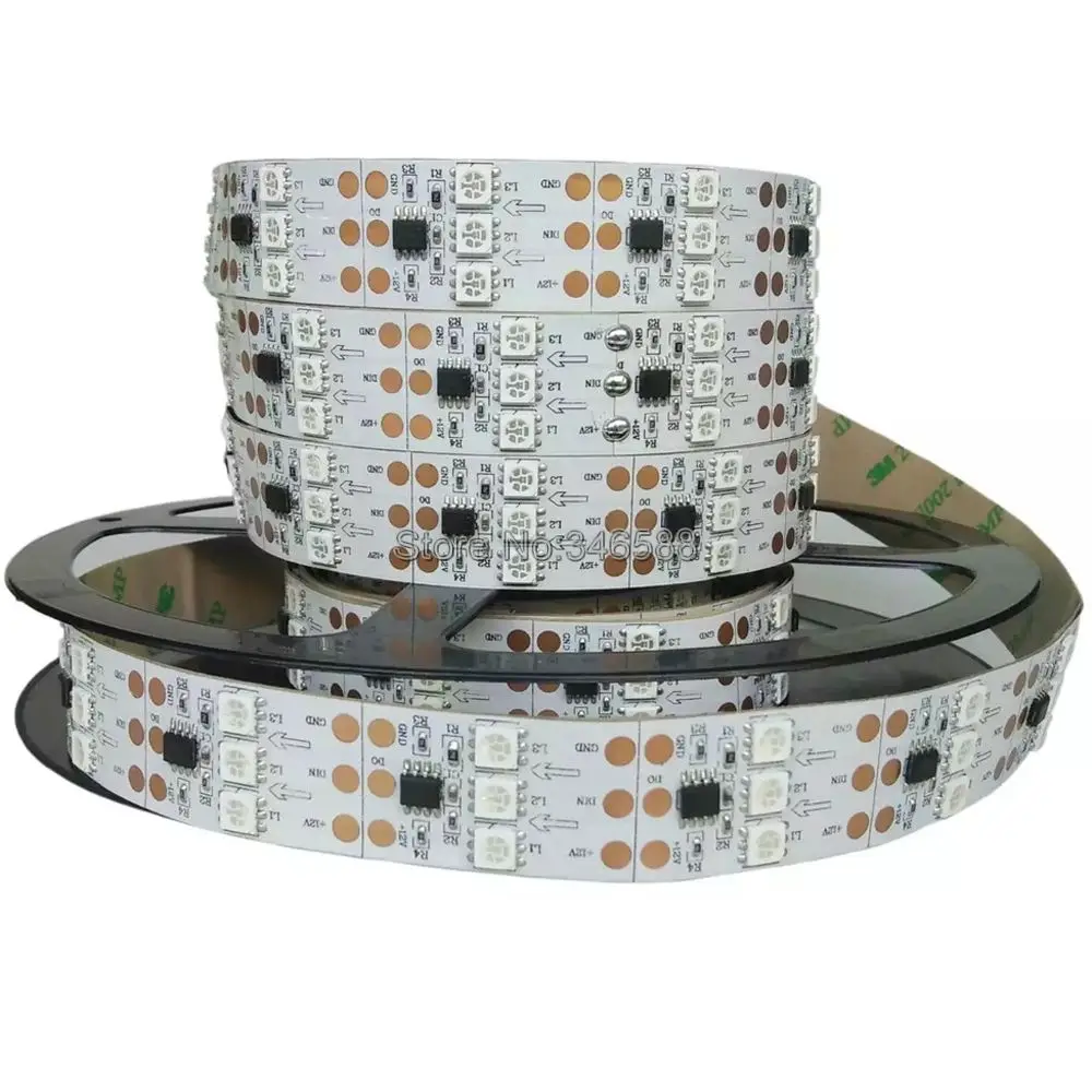 Светодиодный светильник 5 м 12 В 5050 SMD WS2811 IC 90 светодиодный/M 450 светодиодный s 3