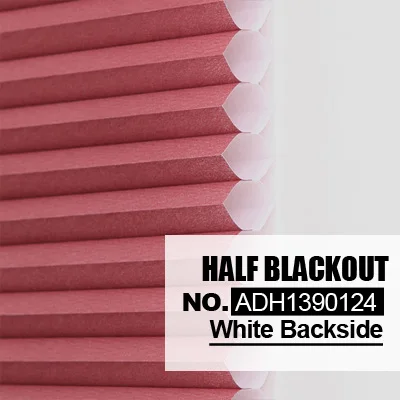 Звукоизоляция шумоподавление водонепроницаемый затемняющие сотовидные сотовые жалюзи шторы для гостиной окно занавес s - Цвет: Half Blackout