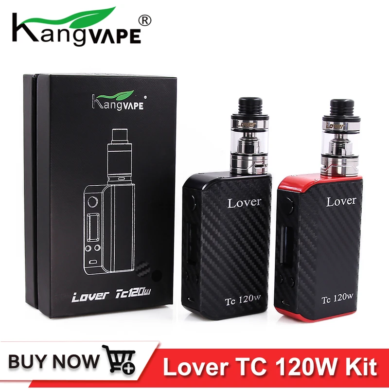 Оригинальный комплект Kangvape lover 120 Вт боксмод из углеродного волокна аккумулятор