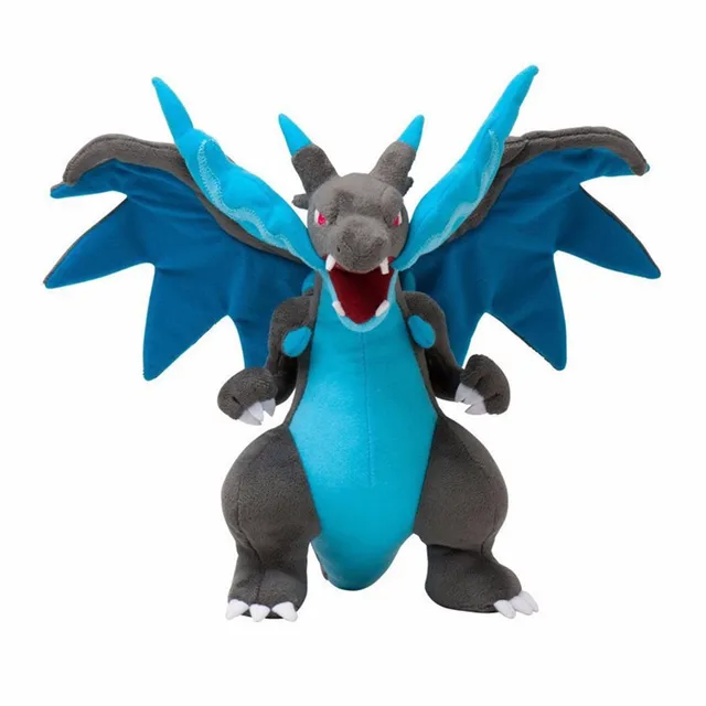 Animal dinosaur toy XY version Charizard plush Million MAGE evolution yellow blue Charizard doll festival present children'S day