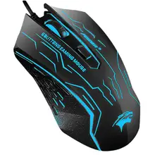 3200 DPI LED Optical 6D USB Wired Gaming Mouse For PC Laptop Game,Cool Game Lover Mouses Black with Good Handiness May24