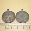 8 pcs  Coin Charms Antique Bronze round metal pendant DIY Jewelry Making 28*24mm 14112 ► Photo 2/2