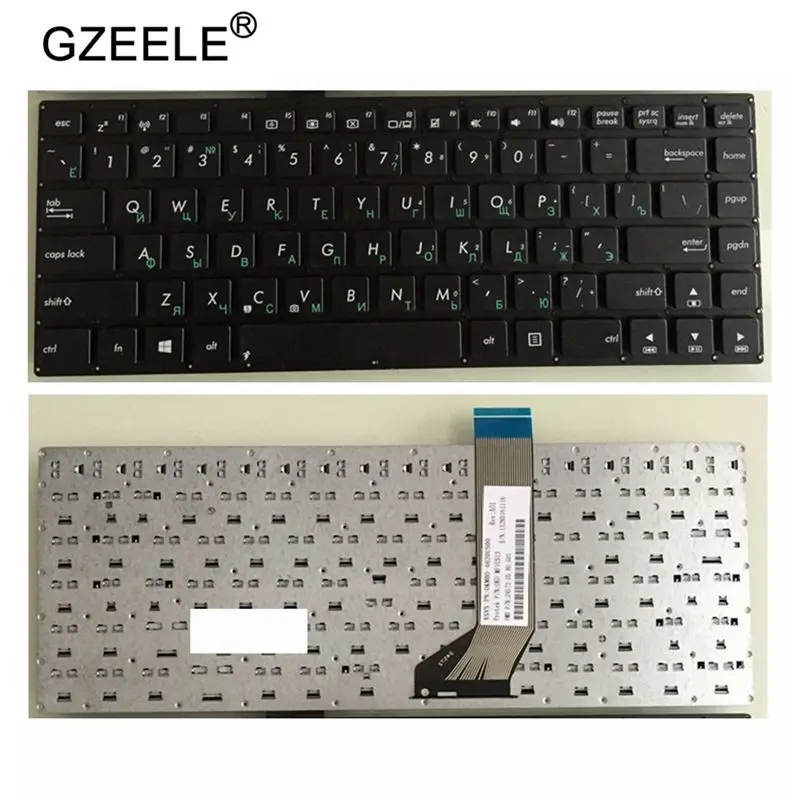 RU черная клавиатура для ноутбука ASUS S451 s451Lb S451L S451E X402C S400CB S400C X402 S400 F402C S400CA x402CA