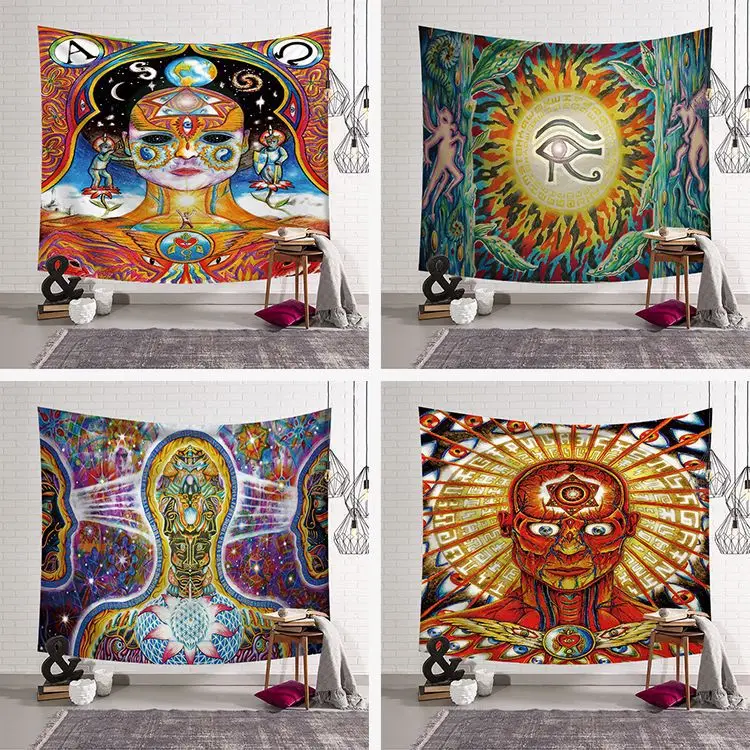 Get Art mural de style plage Desktop Wallpaper