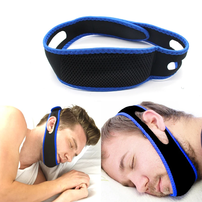 

Anti Snore Chin Strap Stop Snoring Snore Belt Sleep Apnea Chin Support Straps For Woman Man Health Care Sleeping Aid Tools