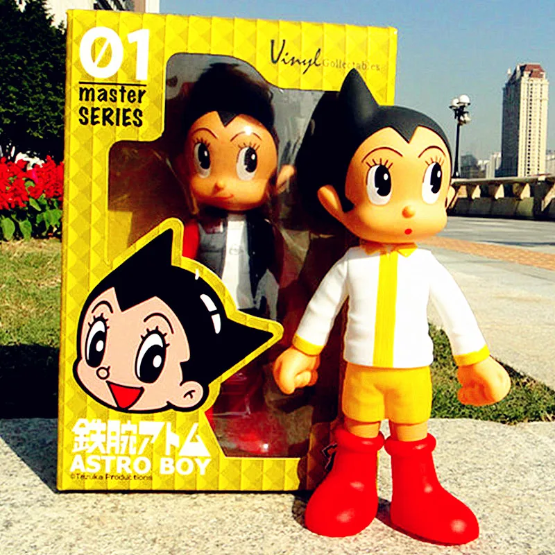 

Anime Astro Boy Atom Jeans /World BOY Freddie Highmore PVC Action Figures Tetsuwan Atom Collectible Model Toy L356