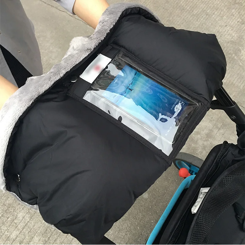 

Baby Stroller Gloves Pushchair Muff Windproof Waterproof Accessories For Stroller Baby Buggy Hand Muff Children Cart Hand Cover