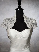 wejanedress Custom Made wedding bridal Bolero 2017 Jacket Wedding Prom Evening Dresses Accessory Bridal Accessories
