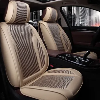 

Linen plus pu leather Car Seat Cover Universal auto cushion for bmw 5series gt serie 5 audi a3 8p 8v sedan sportback a4 b5 b6 b7