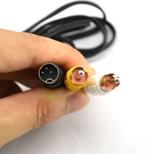 3 pin аудио видео av-кабель для SEGA Mega Drive 2 RCA шнур для SEGA Genesis 2