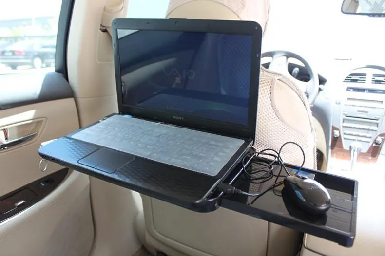 Автомобильный держатель для ноутбука многоцелевой автомобиль складной компьютерный стол обеденный стол, T2036
