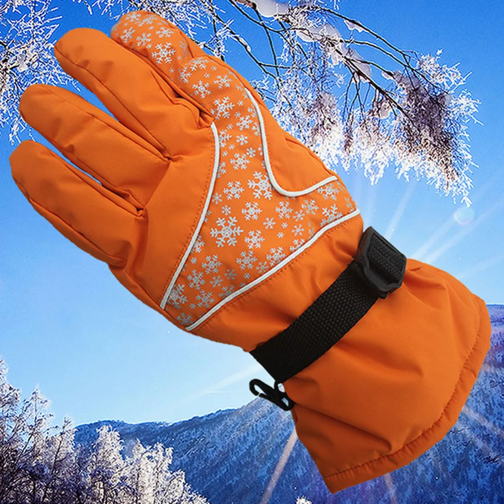 Winter Warm Snowboard Ski Gloves Men Women Mountain Skiing Snowmobile Waterproof Snow Motorcycle Gloves Windproof guanti moto