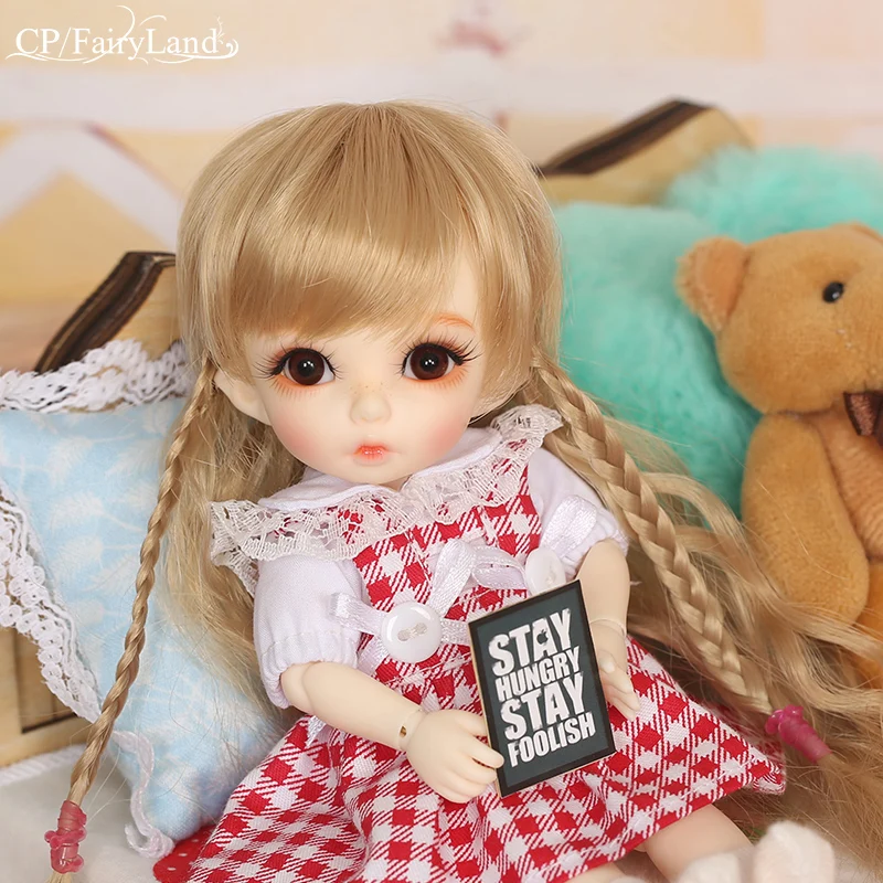 1//8 BJD Doll Cute Baby Girl Ming Free eyes and Face Up Resin Dolls