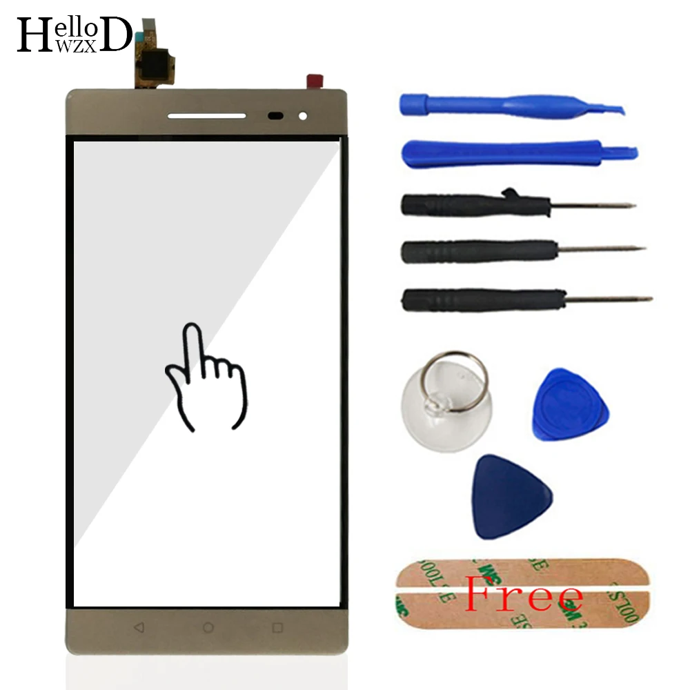 

Touch Screen For Lenovo Phab 2 Phab2 Pro Touch Screen Front Glass Digitizer Panel Sensor Repair Phone Tools Adhesive