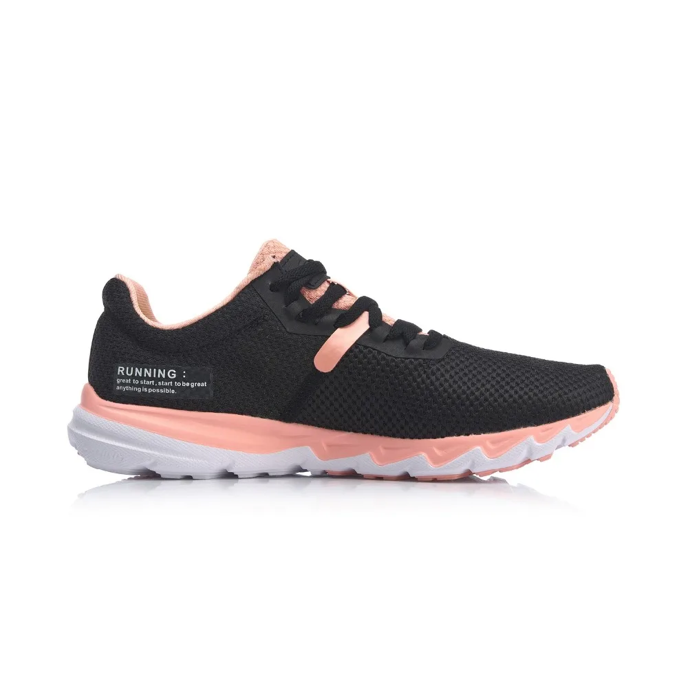 Li-Ning/Женская обувь для бега; светильник для бега; дышащая обувь для бега; Стабильная поддержка; спортивная обувь для фитнеса; кроссовки; ARBP036 SAMJ19