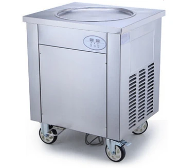

High efficiency 304 stainless steel fry ice cream roll machine Commercial 450mm fried ice cream machine