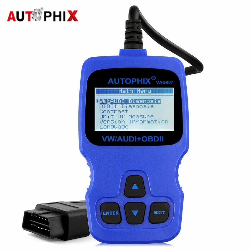 Цена за Новые AUTOPHIX VAG007 Авто диагностики для Audi A3 A4 A6 A6 Q5 сканер для VW Polo Beetle Гольф 4 OBDII автомобиль диагностический сканер Цена за Новые AUTOPHIX VAG007 Авто диагностики для Audi A3 A4 A6 A6 Q5 сканер для VW Polo Beetle Гольф 4 OBDII автомобиль диагностический сканер