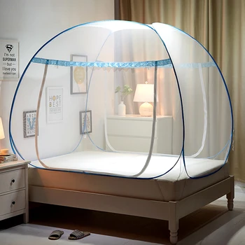 

Portable Mosquito Net For Home Outdoor Round Curtain Dome Mosquito Net Lace Insect Reject Mesh Canopy Netting Adults Canopy Nets