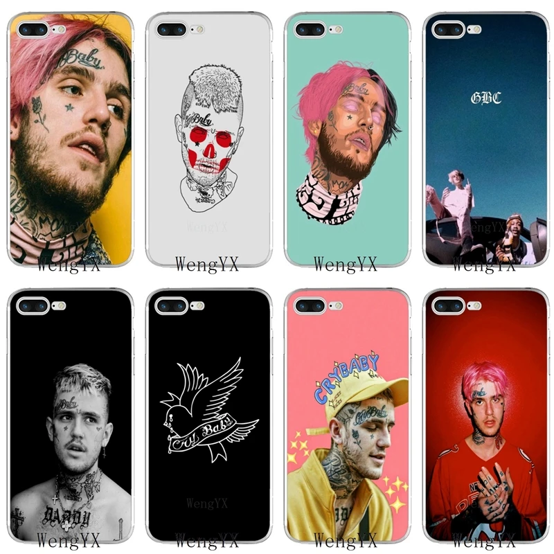LIL PEEP Crybaby Hellboy тонкий силиконовый мягкий чехол для телефона из ТПУ iPhone X 8 8plus 7plus 6 6s