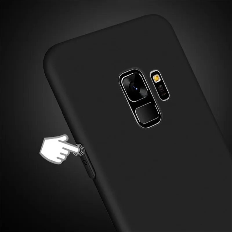 Мягкий матовый Силиконовый чехол для девочек и мальчиков s Samsung Galaxy S8 S9 Plus A5 A7 J3 J5 J7