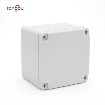 

IP67 125*125*100 mm waterproof junction box Free customized trepanning 3 holes plastic control panel box