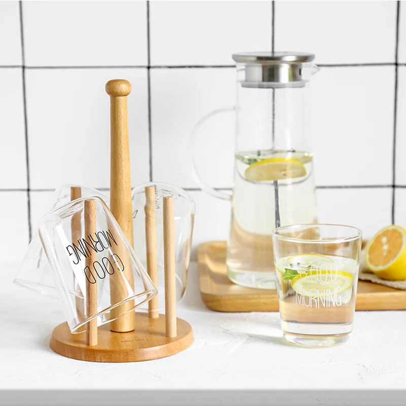 Teapot Drinks 1200ml 400ml Water Glass 300ml Drinking Juice Cup Wood frame for Cups Theepot Theiere Tea Pot Large Capacity | Дом и сад