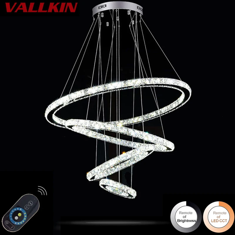 

Dimmable Chandelier LED Crystal Lighting Newest Fashion Indoor Decoration Crystalline Lights for Living Dining Room Restaurant