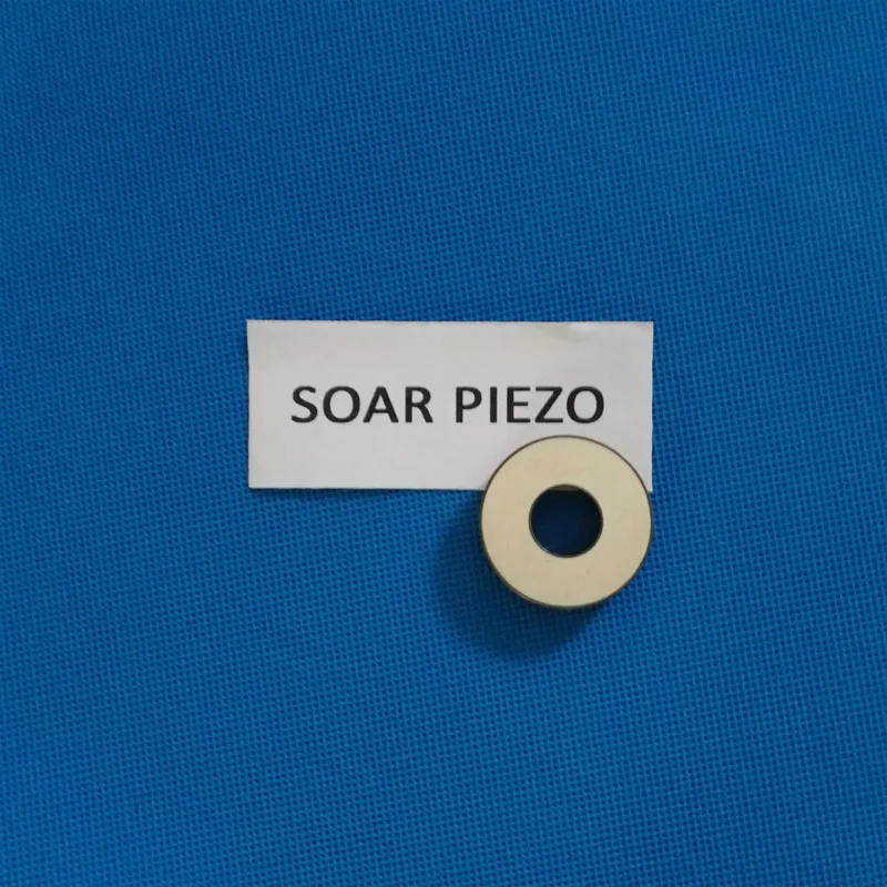 Пьезоэлектрическое кольцо 38*15*6.5мм-PZT4 пьезо-керамический болт-зажатый датчик ультразвукового очистителя PZT биодизельного смесительного датчика чипы