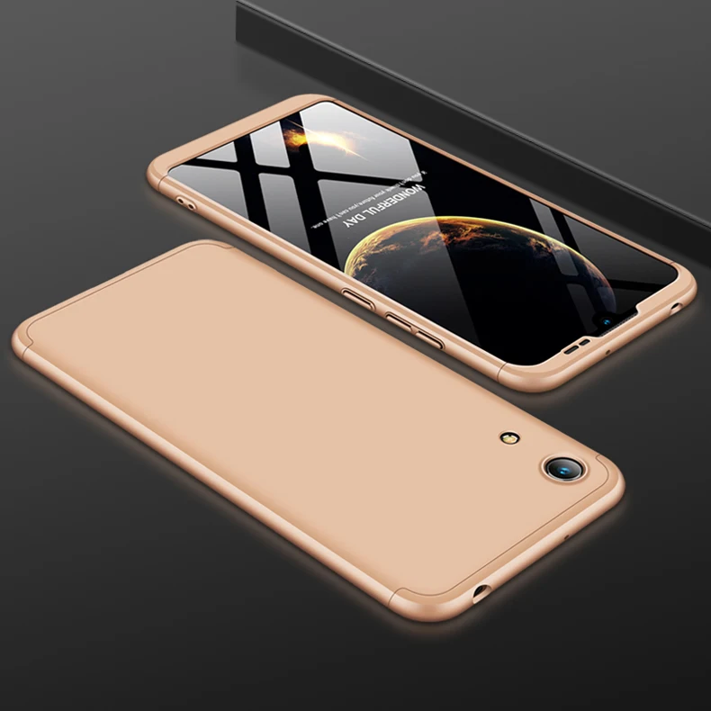 3 in 1 Case for Huawei Y6 Pro 2019 Cover Matte 360 Full Protection Slim Cover For Huawei Honor 8A Case Coque (20)