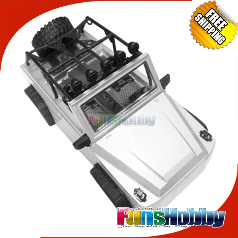 MHPC 1/10 Scale Jeep 4X4 Truck Body Shell for RC Car Crawler SCX10in Parts & Accessories from