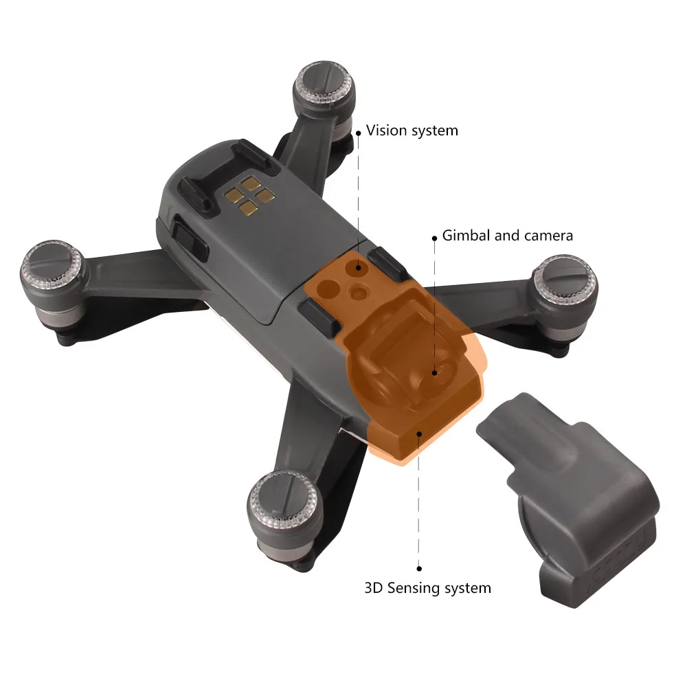 Защитная крышка для DJI Spark Gimbal объектив замок камера Жесткий Чехол протектор защита для DJI Spark