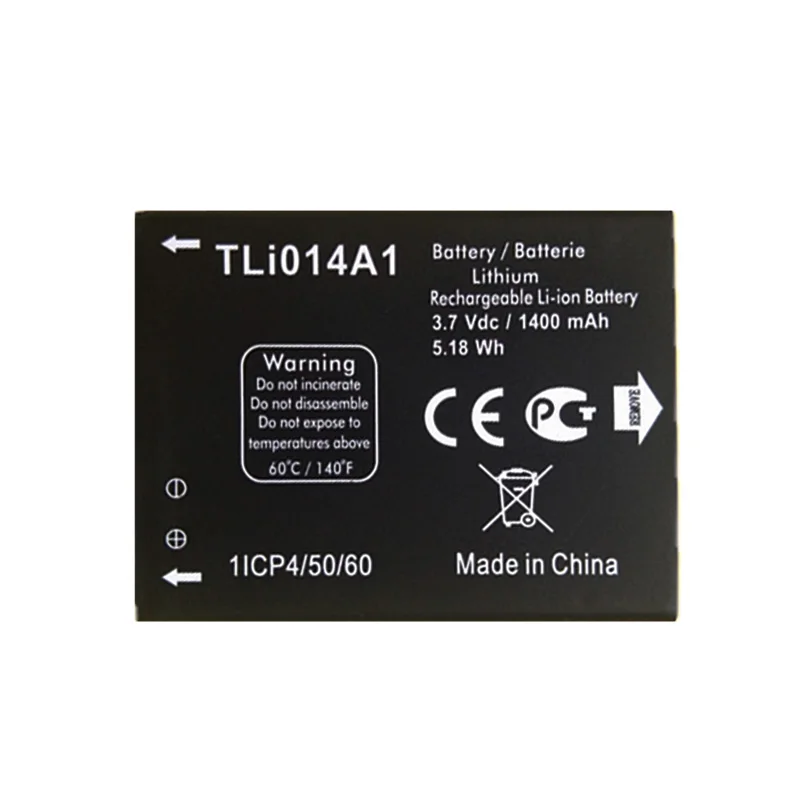 Аккумулятор TLi014A1 на 1400 мАч для Alcatel Pixi 3 4 5 дюйма 4027 4027A 4027D 4027X 4010 4010D 4012 4030 4030D 4030A 5020