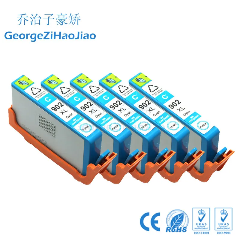 

5PCS 902XL Compatible Ink Cartridge Replacement for HP 902XL hp902 hp 902 Officejet 6954 6960 6962 PRINTER