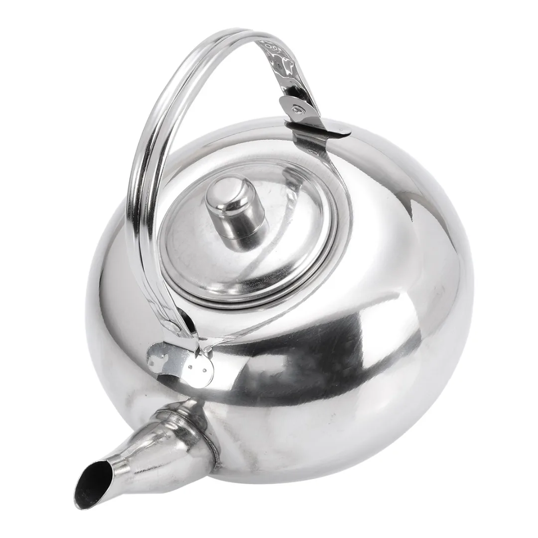 0.8/1.2/1.8/2.5L Stainless Steel Tea Pot Kettle With Infuser Filter Tea Jar Jug Home Office Tea Coffee Tools