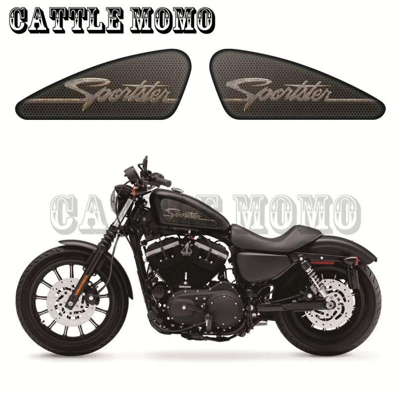 

Motorcycle Fuel Tank Decals Stickers For Sportster XL 883 1200 XR1200 IRON Fuel Tank Decals Sportster Logo Custom Graphics