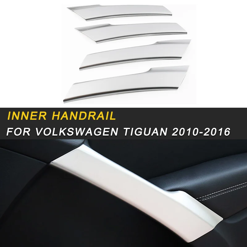 Внутренняя Рамка поручня обшивка ситкер для Volkswagen Tiguan 2010- автомобиля