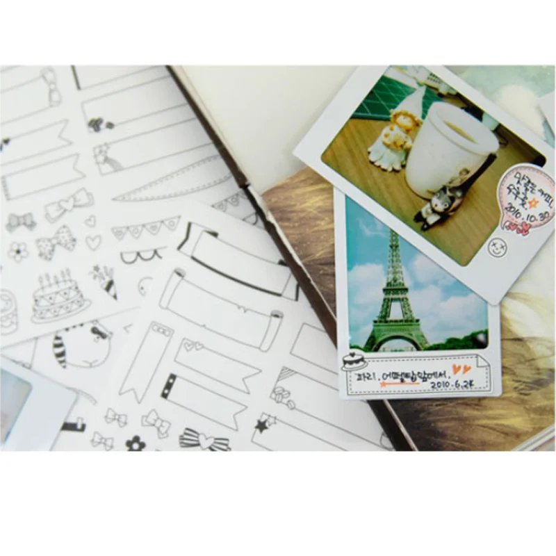 6 листов/лот бумажная наклейка-календарь Diy Скрапбукинг дневник стикер Kawaii Канцелярские игрушки для детей
