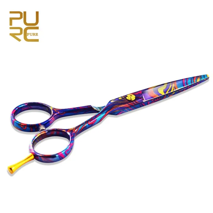 hair scissors colorful