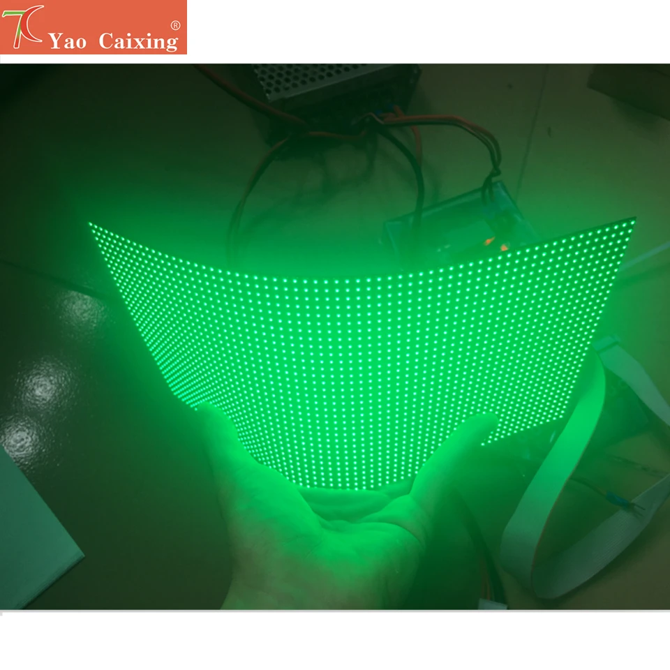 Бесплатная доставка P4 RGB гибкая панель мягкая HD дисплей 64x32 точечная матрица Smd